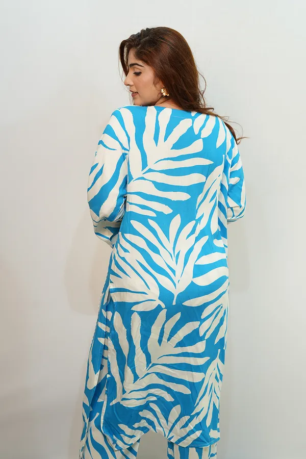 Blue_White_Viscose_Rayon_Co_Ords_Set_For_Women