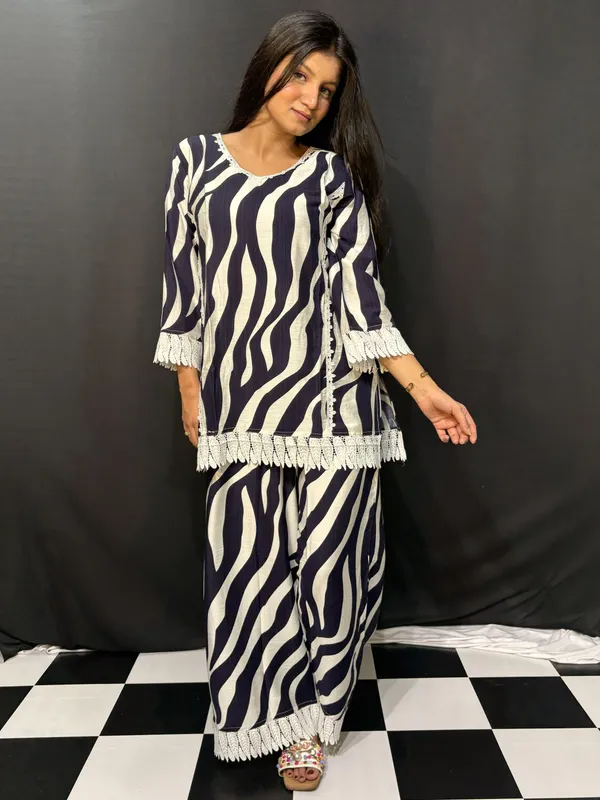 Black_White_Viscose_Rayon_Zebra_Print_Co_Ords_Set_For_Women