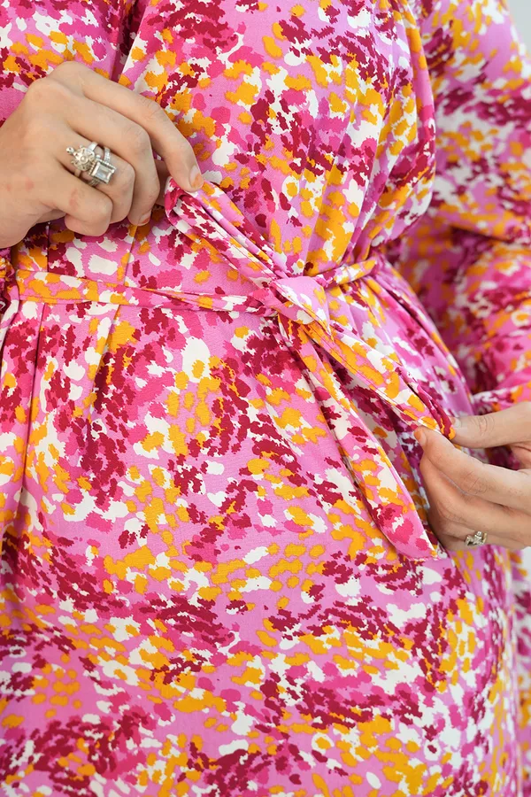 Multicolour_Viscose_Rayon_Gown_For_Women