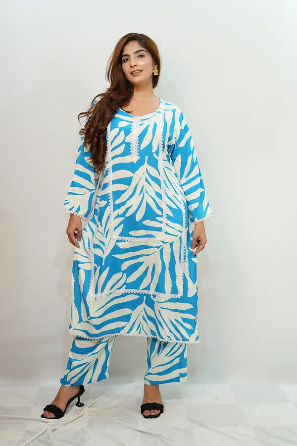 Blue_White_Viscose_Rayon_Co_Ords_Set_For_Women