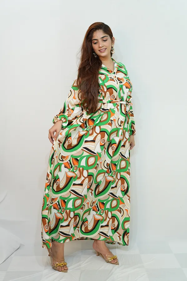 Multicolour_Viscose_Rayon_Gown_For_Women