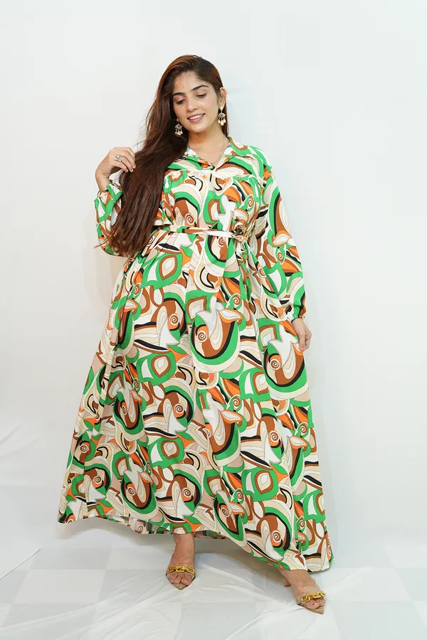 Multicolour_Viscose_Rayon_Gown_For_Women