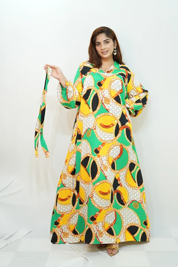 Multicolour_Viscose_Rayon_Gown_For_Women