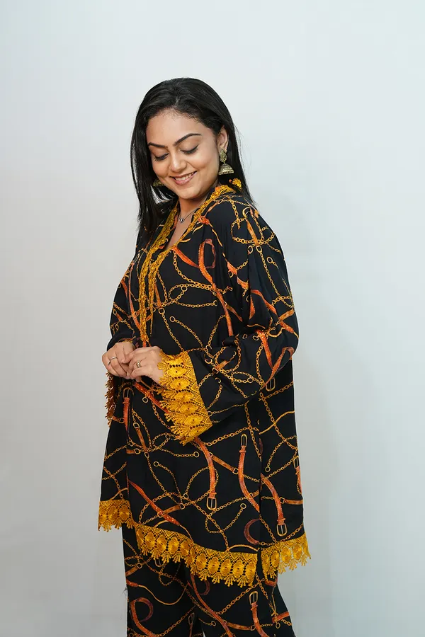 Yellow_Black_Viscose_Rayon_Co_Ords_Set_For_Women