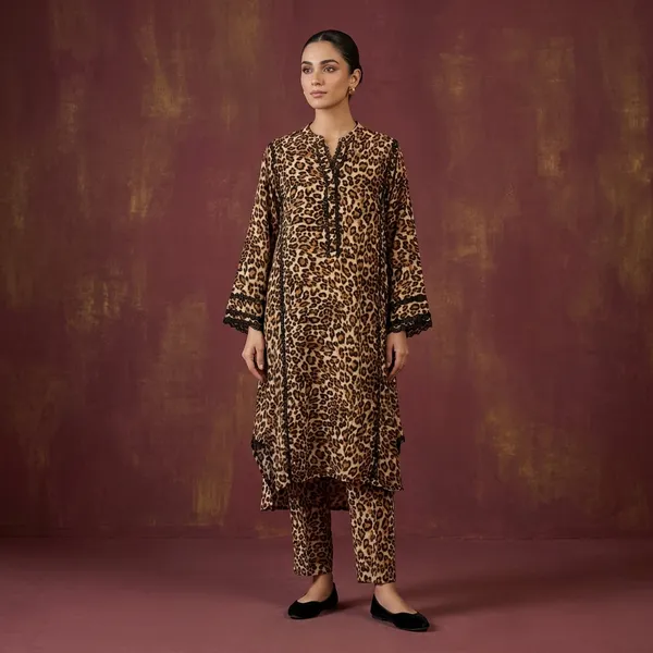 Yellow_Black_Viscose_Rayon_Long_Sleeve_Co-ord_Set_For_Women
