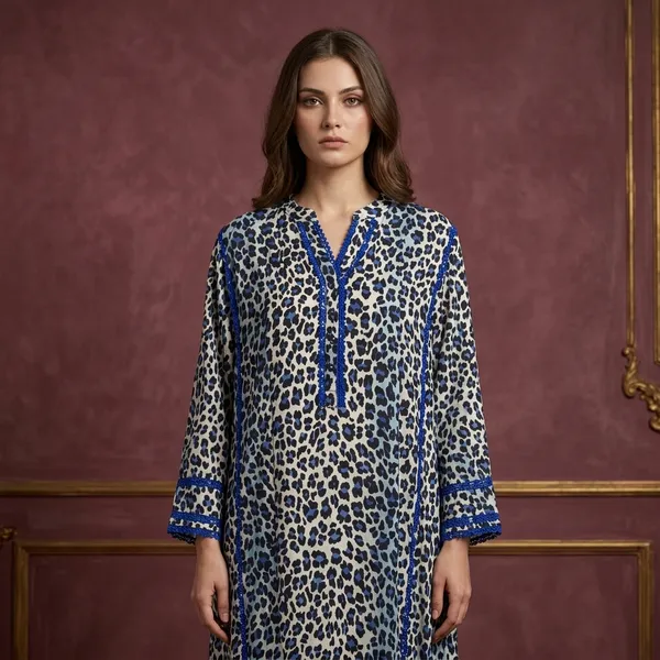 Beige_Blue_Viscose_Rayon_Leopard_Print__co-ord_set_For_Women