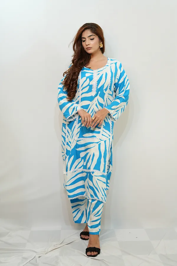 Blue_White_Viscose_Rayon_Co_Ords_Set_For_Women