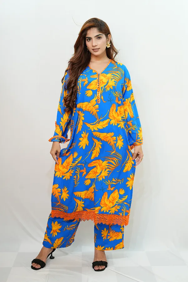 Yellow_Blue_Viscose_Rayon_Co_Ords_Set_For_Women
