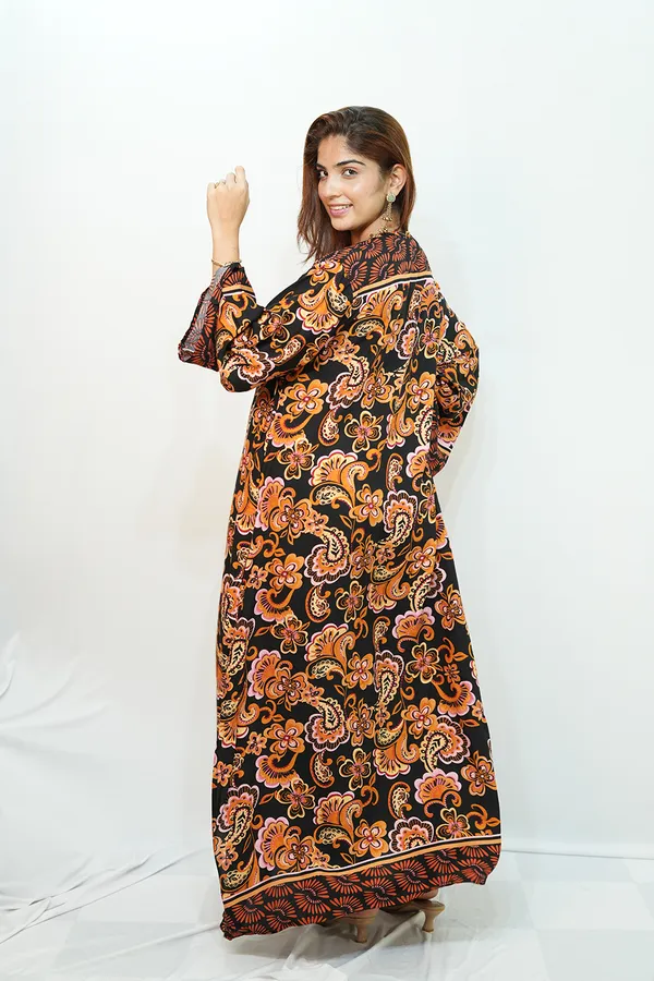 Multicolour_Viscose_Rayon_Gown_For_Women