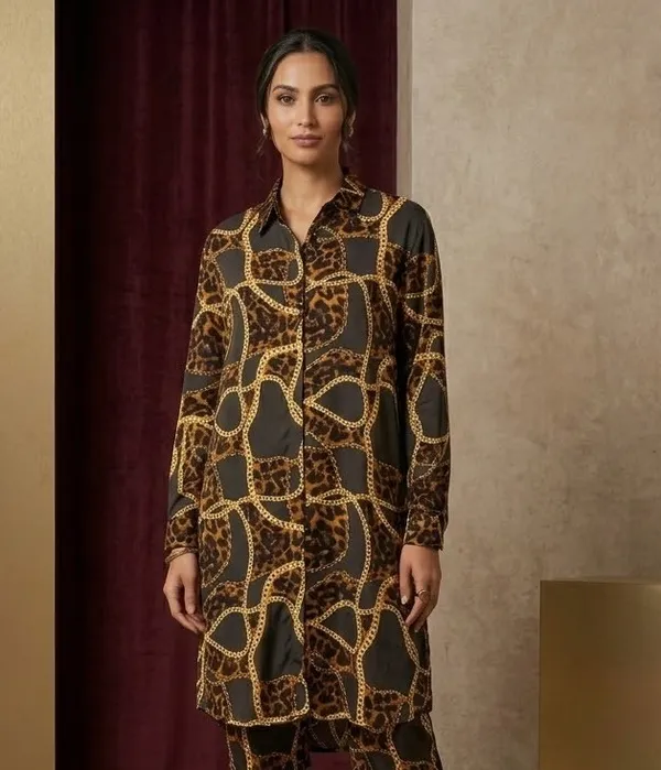 Multicolour_Viscose_Rayon_Printed_Long_Shirt_For_Women