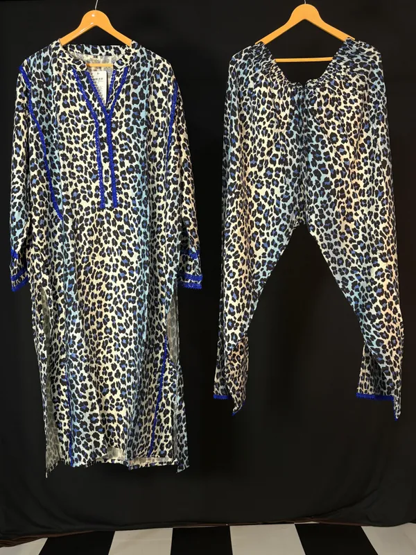 Beige_Blue_Viscose_Rayon_Leopard_Print__co-ord_set_For_Women