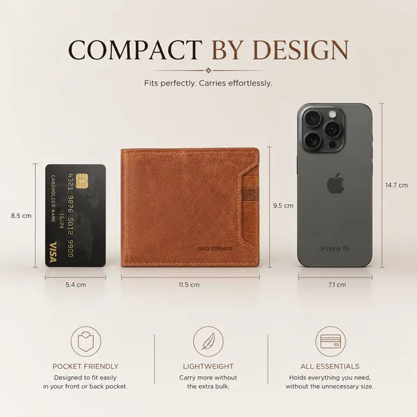 Tan_Genuine_Leather_Bifold_Wallet_For_Men