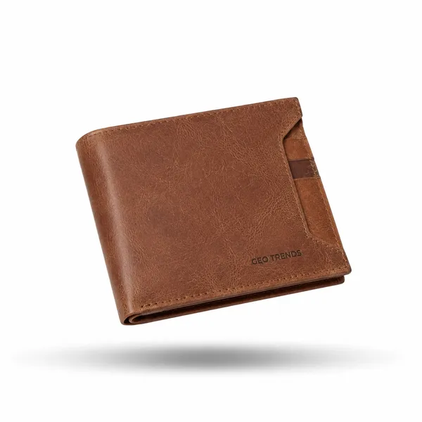 Tan_Genuine_Leather_Bifold_Wallet_For_Men