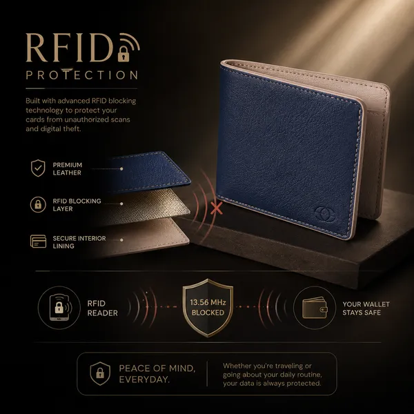 Navy_Blue_Genuine_Leather_Bifold_Wallet_For_Men