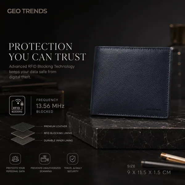 Navy_Blue_Genuine_Leather_Bifold_Wallet_For_Men