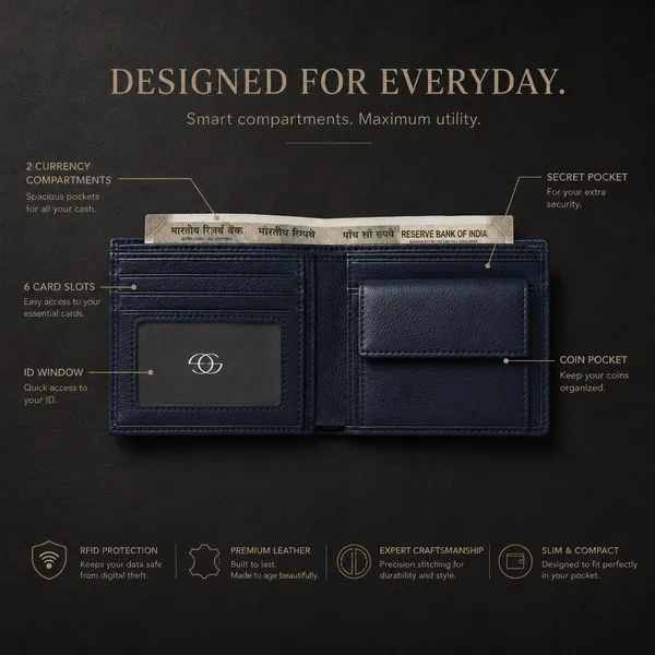 Navy_Blue_Genuine_Leather_Bifold_Wallet_For_Men