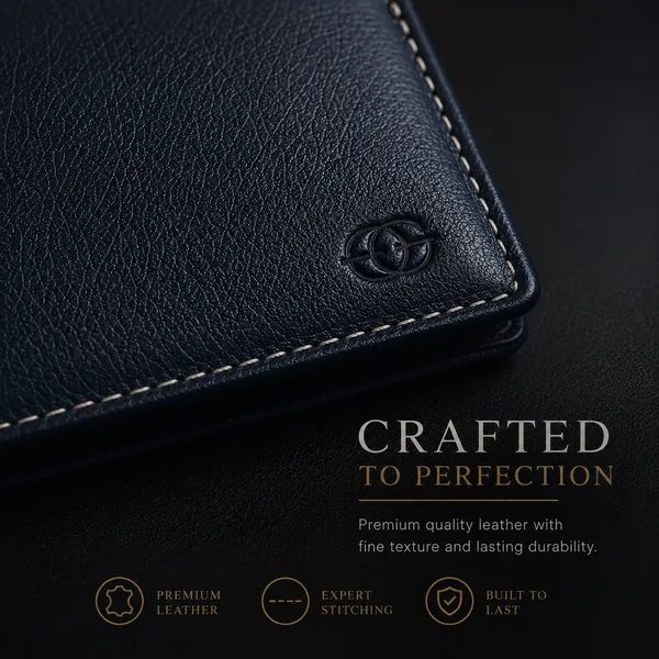 Navy_Blue_Genuine_Leather_Bifold_Wallet_For_Men
