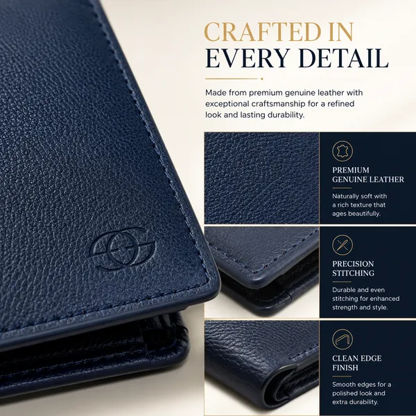 Navy_Blue_Genuine_Leather_Bifold_Wallet_For_Men