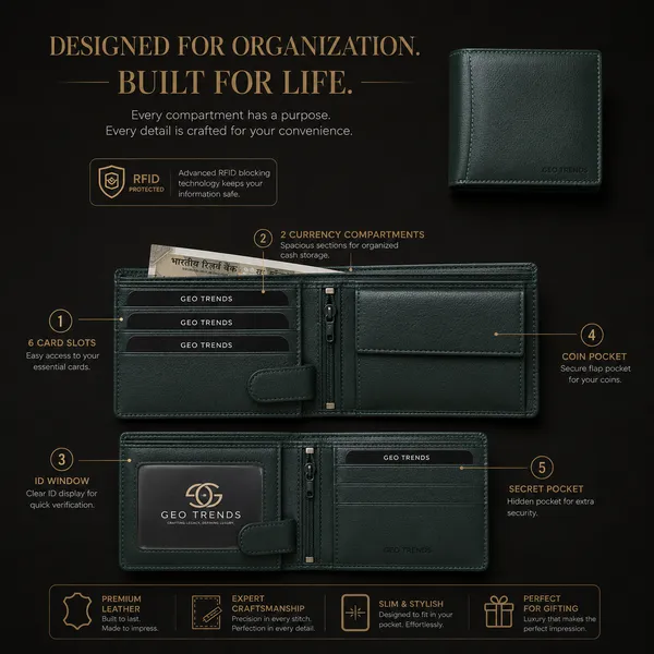 Green_Genuine_Leather_Bifold_Wallet_For_Men