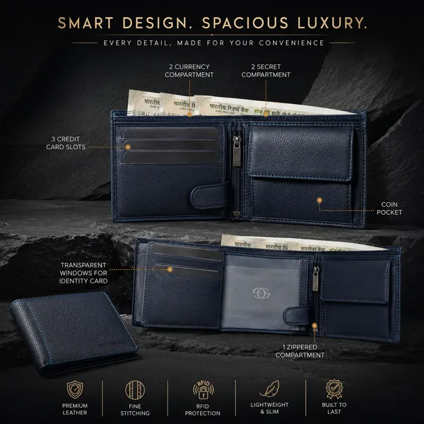 Genuine_Leather_Bifold_Wallet_For_Men_—_Navy_Blue