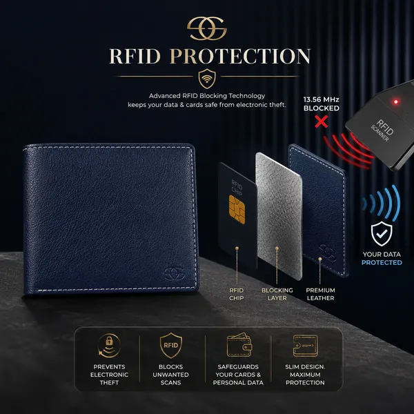 Navy_Blue_Genuine_Leather_Bifold_Wallet_For_Men