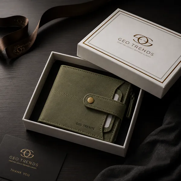 Olive_Green_Genuine_Leather_Bifold_Wallet_For_Men