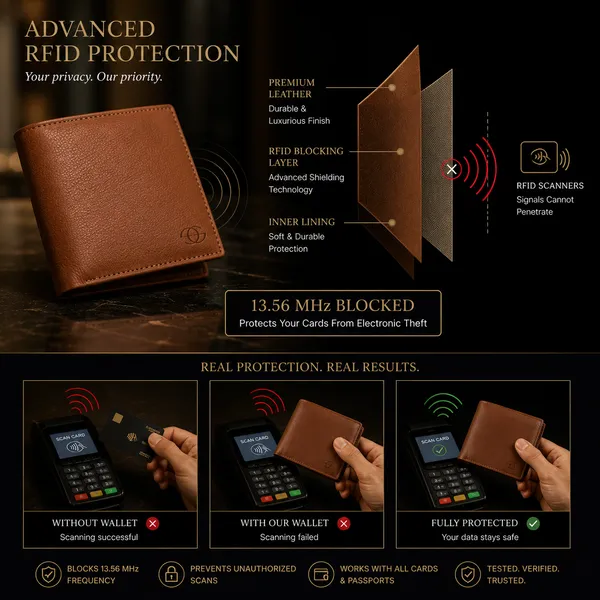 Tan_Genuine_Leather_Bifold_Wallet_For_Men