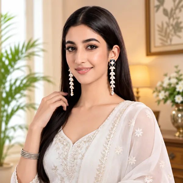 Gold_Plated_Brass_Crystal_Chandelier_Drop_Earrings_For_Women