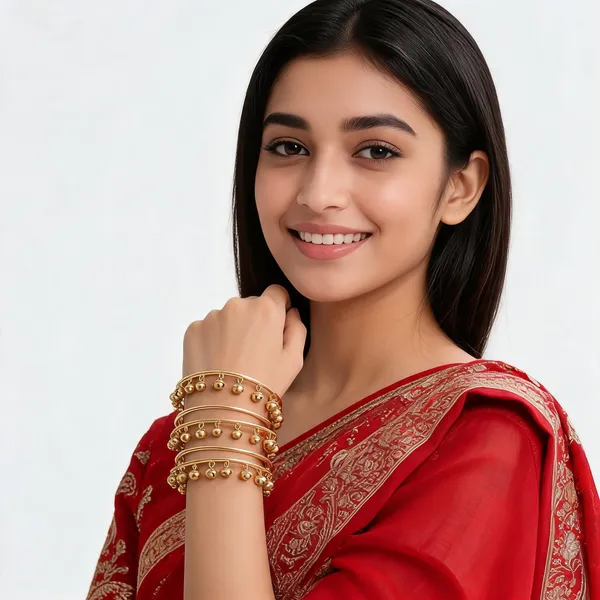 Gold_Brass_Ghungroo_Charm_Bangle_Set_For_Women