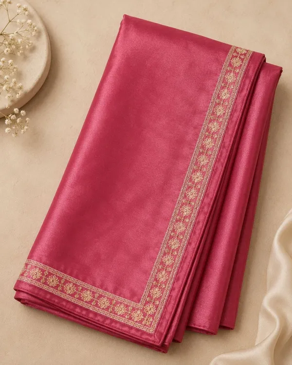 Pink_Art_Silk_Embroidered_Border_Saree_For_Women