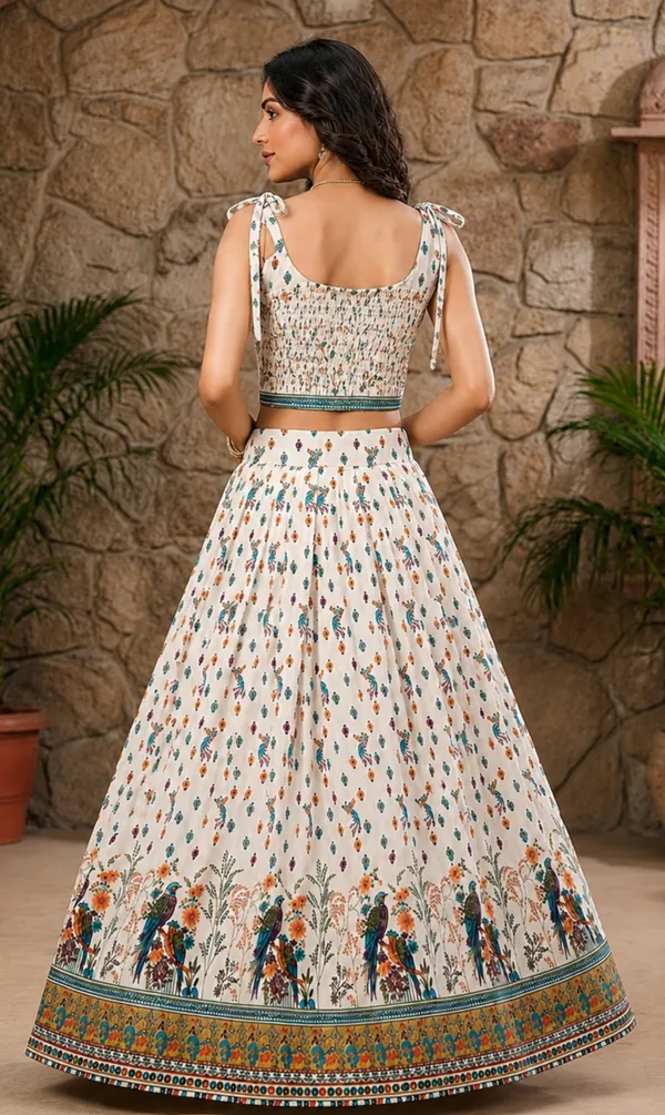 Ivory_Rayon_Printed_Flared_Lehenga_Choli_For_Women