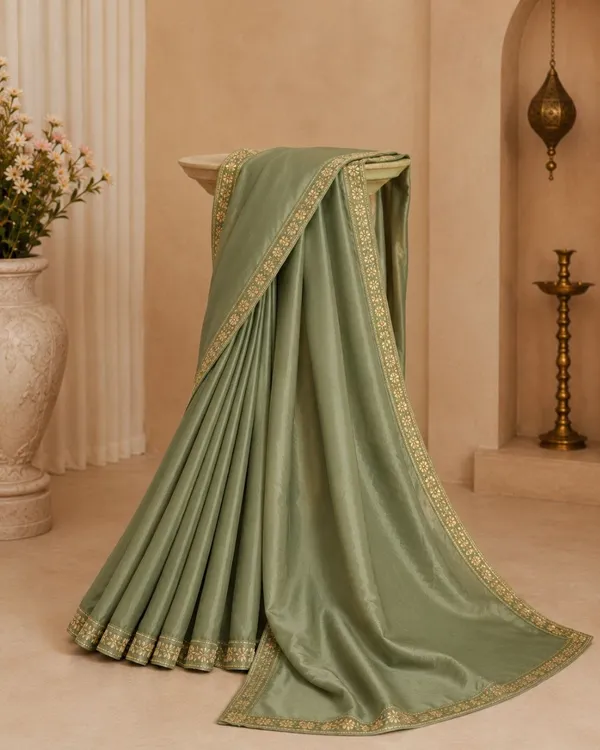 Sage_Green_Art_Silk_Embroidered_Saree_For_Women