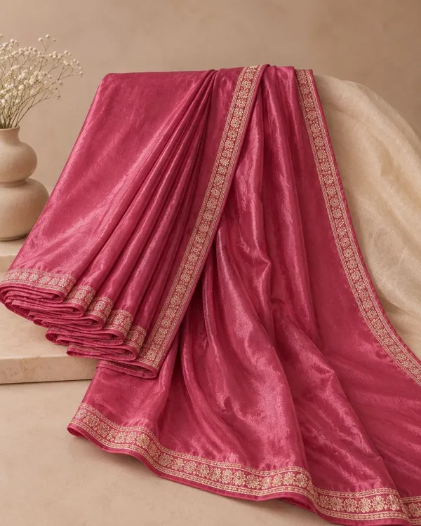 Pink_Art_Silk_Embroidered_Border_Saree_For_Women
