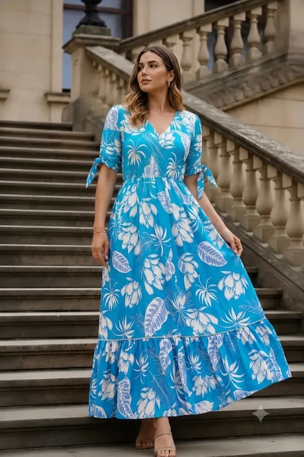 Blue_Rayon_Fit_And_Flare_Floral_Print_Maxi_Dress_For_Women