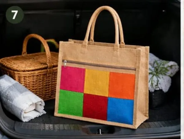 Multicolour_Jute_Fun_In_The_Sun_Print_Tote_Bag_For_Unisex