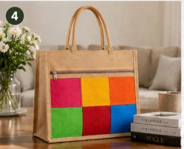 Multicolour_Jute_Fun_In_The_Sun_Print_Tote_Bag_For_Unisex