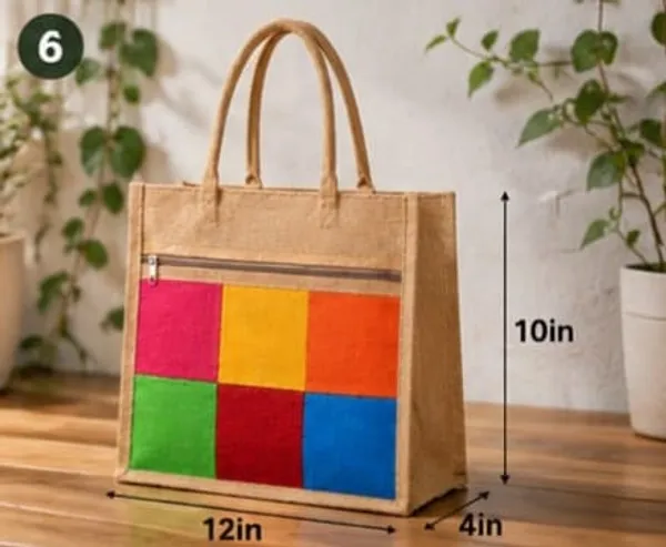Multicolour_Jute_Fun_In_The_Sun_Print_Tote_Bag_For_Unisex