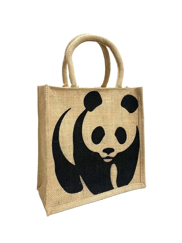 Multicolour_Jute_Panda_Printed_Zip_Tote_Bag_For_Unisex_Pack_Of_5