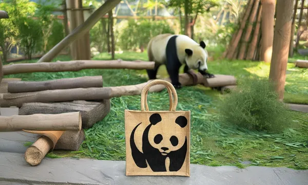 Multicolour_Jute_Panda_Printed_Zip_Tote_Bag_For_Unisex_Pack_Of_5