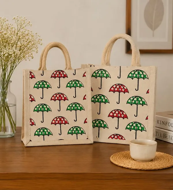 Pack_Of_2_Multicolour_Jute_Umbrella_Print_Tote_Bag_For_Unisex