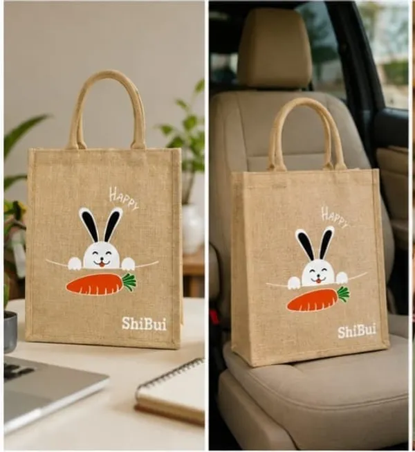 Pack_Of_4_Beige_Multicolor_Jute_Printed_Tote_Bag_For_Unisex