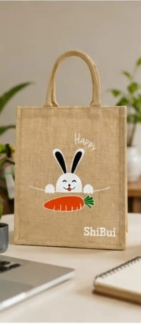 Pack_Of_4_Beige_Multicolor_Jute_Printed_Tote_Bag_For_Unisex