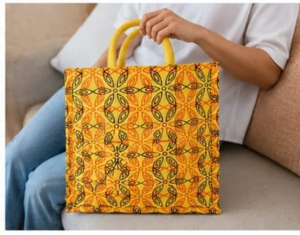 Multicolour_Jute_Love_Food_Printed_Zip_Tote_Bag_For_Unisex