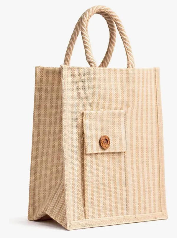 Pack_Of_2_Beige_Jute_Striped_Tote_Bag_With_Front_Pocket_For_Everyone