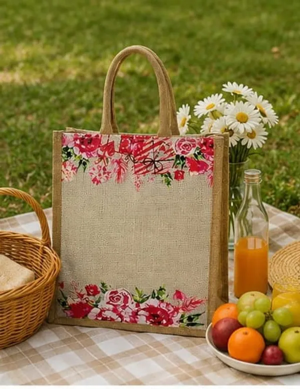 Beige_Jute_Floral_Be_Tote_Bag_For_Everyone