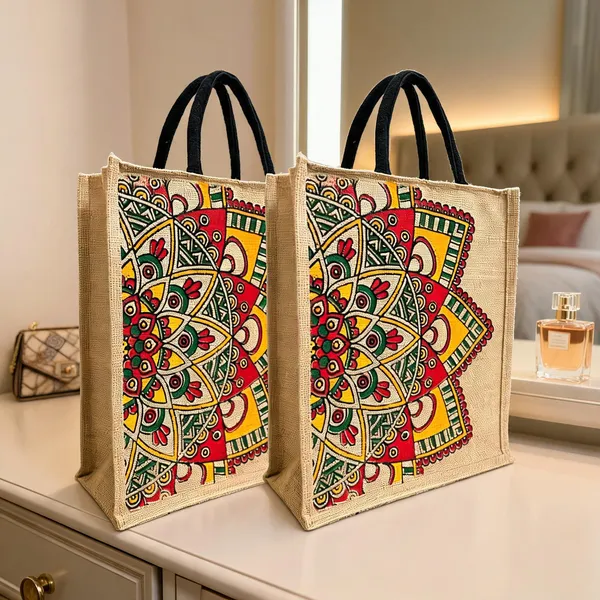 Pack_Of_2_Multicolour_Jute_Mandala_Printed_Tote_Bag_For_Unisex