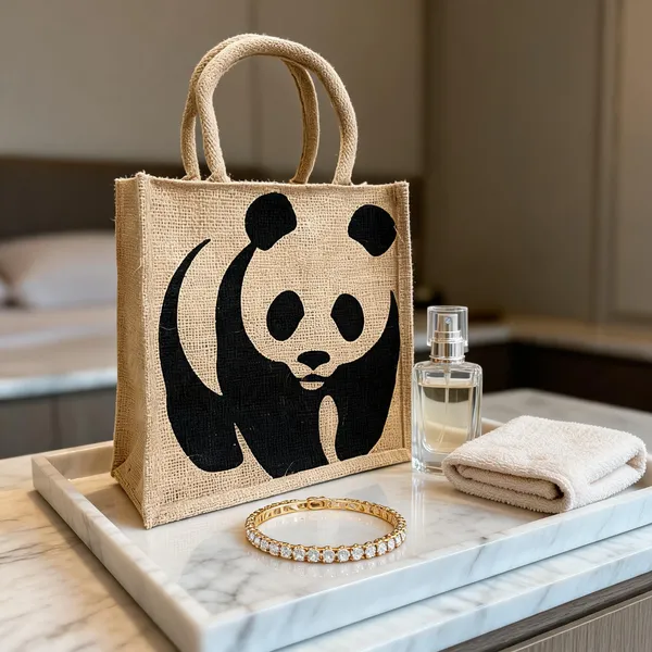 Multicolour_Jute_Panda_Printed_Zip_Tote_Bag_For_Unisex_Pack_Of_5