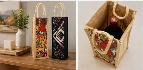 Pack_Of_2_Black_Beige_Jute_Bottle_Bag_For_Everyone