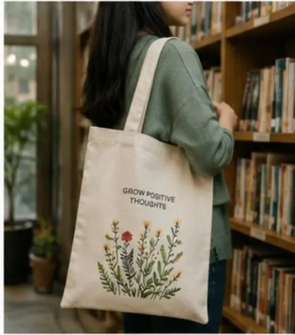 Grow_Positive_Thoughts_|_Eco-Friendly_|_Reusabl_Printed_Tiffin/Shopping/Grocery_Hand_Bag_With_Zip_&_Handle_For_Men_An