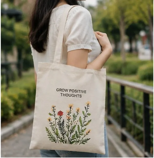 Grow_Positive_Thoughts_|_Eco-Friendly_|_Reusabl_Printed_Tiffin/Shopping/Grocery_Hand_Bag_With_Zip_&_Handle_For_Men_An